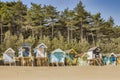 Huts on the Beach at Wells Next The Sea, Norfolk, UK