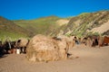 Huts of the Himba Tribe in Namibia