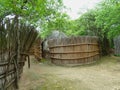 huts made of hay in africa Royalty Free Stock Photo