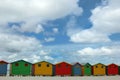 Huts on Muizenberg beach