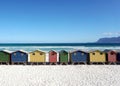 Huts on Muizenberg beach