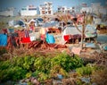 The huts of poor peoples in jalndhar punjab