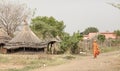 Huts in Torit, South Sudan