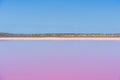 Hutt Lagoon - Pink Lake in Port Gregory Royalty Free Stock Photo