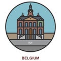 Huy. Cities and towns in Belgium Royalty Free Stock Photo