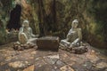 Huyen Khong Cave with shrines, Marble mountains, Vietnam