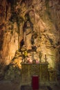 Huyen Khong Cave with shrines, Marble mountains, Vietnam Royalty Free Stock Photo