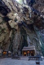 Huyen Khong Cave with shrines, Marble mountains, Vietnam