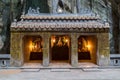 Huyen Khong Cave with shrines, Marble mountains, Vietnam