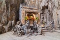 Huyen Khong Cave with shrines, Marble mountains, Vietnam Royalty Free Stock Photo