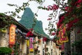 HUZHOU, CHINA - MAY 2, 2017: Huang Yao Ancient Town in Zhaoping