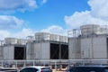 HVAC Cooling Tower on the Roof top of building