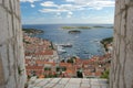 Spectacular view of the Old Town of Hvar, Croatia Royalty Free Stock Photo