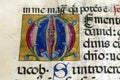 Medieval illuminated manuscript calligraphy in Hvar