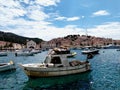 Hvar Croatia downtown medieval town streets and buildings