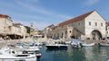 Hvar harbor in Croatia Royalty Free Stock Photo