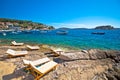 Hvar island beach summer view