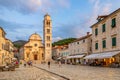 Hvar main square. generated using AI. Royalty Free Stock Photo