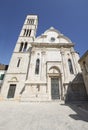 Hvar town old church or cathedral Royalty Free Stock Photo