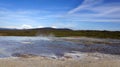 Hveravellir panorama on the Kjolur Royalty Free Stock Photo