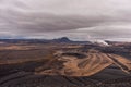 Hverfjall also known as Hverfell. Iceland. Landscape