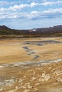 Hverir geothermal area in Iceland.