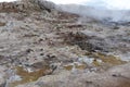 Hverir, rocks and sulfur landscape Royalty Free Stock Photo
