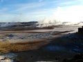 Hverir, volcanic area, Iceland Royalty Free Stock Photo