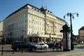 Hviezdoslav Square, restored historic building of the Hotel Carlton, Bratislava, Slovakia