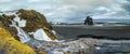 Hvitserkur, giant rock with the shape of a petrified animal, in the Hunafloi bay, North Iceland