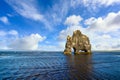 Hvitserkur is a strange stone shaped like a dragon and a monster. On the northern coast of Iceland