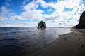 Hvitserkur troll rock basalt stack in Iceland