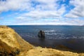 Hvitserkur troll rock basalt stack in Iceland