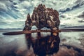 Hvitserkur - the unique basalt rock in Iceland.