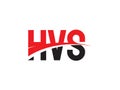 HVS Letter Initial Logo Design Vector Illustration Royalty Free Stock Photo