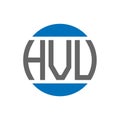 HVV letter logo design on white background. HVV creative initials circle logo concept. HVV letter design Royalty Free Stock Photo