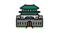 hwaseong fortress color icon animation