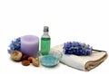 Hyacinth candle bath Royalty Free Stock Photo