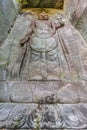 Hyaku-shaku Kannon Hundred-shaku Kannon tall relief image of Kannon deity Goddess of mercy, in Nokogiriyama, Japan