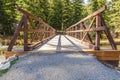 Hyalite Creek Bridge Royalty Free Stock Photo