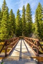 Hyalite Creek Bridge Royalty Free Stock Photo