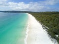 Pure white sands at Hyams beach Australia Royalty Free Stock Photo