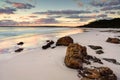 Hyams Beach Sunrise NSW Australia Royalty Free Stock Photo