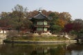 Hyangwonjeong at Gyeongbokgung Palace Seoul Korea Royalty Free Stock Photo