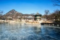 Hyangwonjeong Pavilion Royalty Free Stock Photo