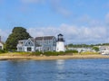 Hyannis Harbor Lighthouse, Cape Cod, MA, USA Royalty Free Stock Photo