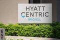 Hyatt Centric Brickell entrance sign