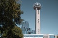 Hyatt Regency and Reunion Tower, Dallas, TX Royalty Free Stock Photo