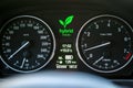 Hybrid car dashboard