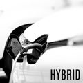 Hybrid Car. Vehicle clean Energy. Start Engine. Royalty Free Stock Photo